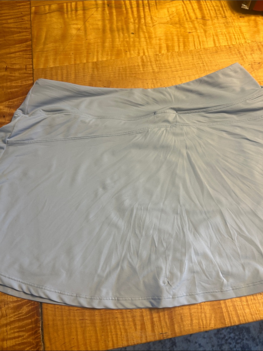 Light Blue Women’s athletic Skort with Flattering Waistband Large